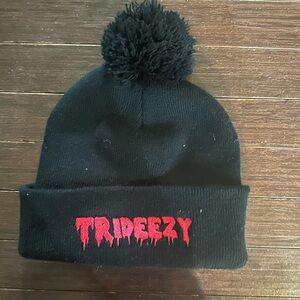 Tri Delta Black Knit Scarf